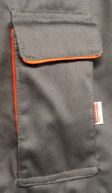 TaschinoDX porta cordless con piping su pattina chiusa con punta di velcro, soffietti laterali a contrasto. 03